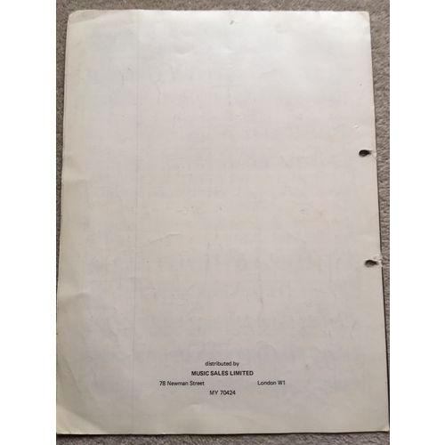PAUL McCARTNEY - EBONY AND IVORY (SHEET MUSIC)