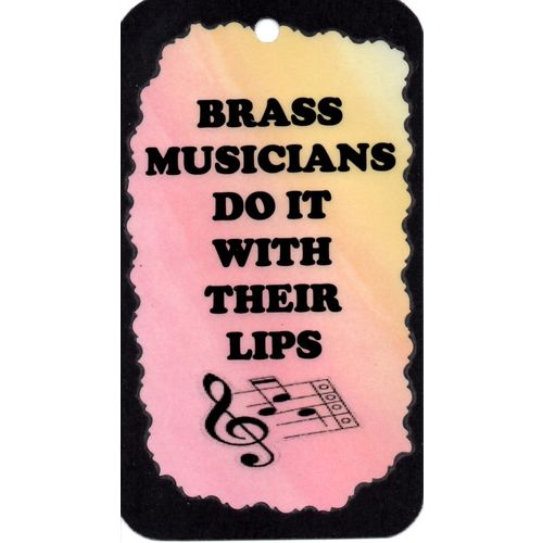 5035 Brass Musicians Do It With Their Lips Sign Magnet Music Band Choir Gift