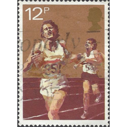 GB, SPORTS, Athletics, Relay, brown 1980, 12p, #3