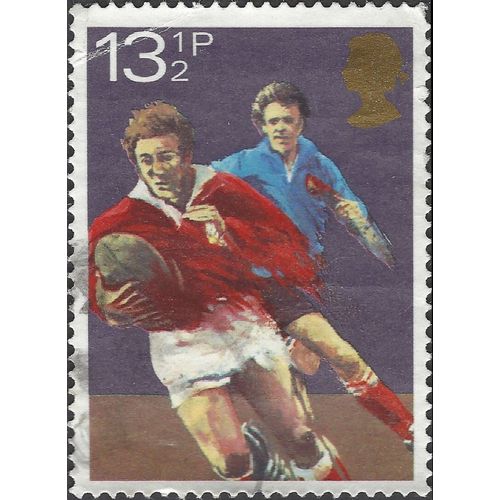 GB, SPORTS, Rugby, blue 1980, 13½p, #3