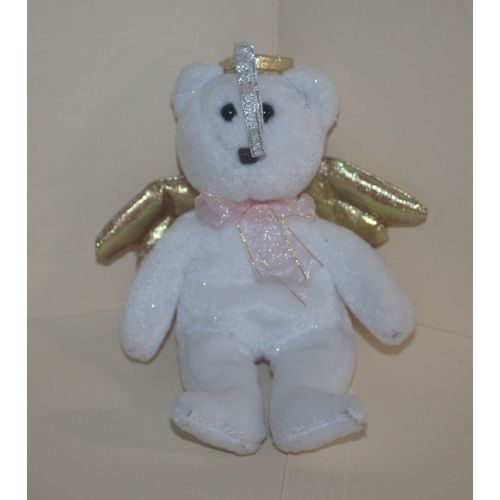 Ty Jingle Beanies Halo II the Angel Bear