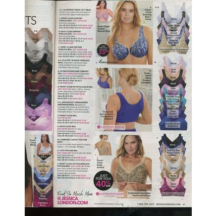 JESSICA LONDON Plus-Size Women's Fashion & Lingerie CATALOG Spring 2020
