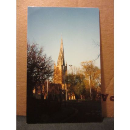 CHURCH, CHESTERFIELD, DERBYSHIRE. RP used postcard 1994 pm /