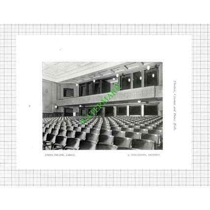 Cinema Theatre Aarhus Hoeg-Hansen / Royal Hotel Harrogate - 1926 Book Print
