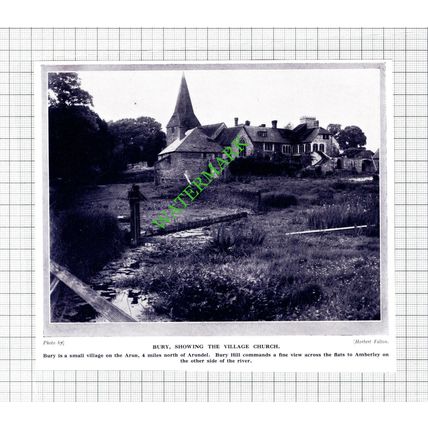 Bury Church - 1920's SMALL Cutting