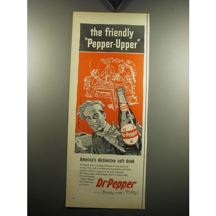 1957 Dr Pepper Soda Ad
