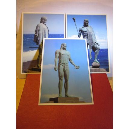 set of 10 MENCEYES GUANSHES, CANDELARIA, TENERIFE, SPAIN unused postcards #