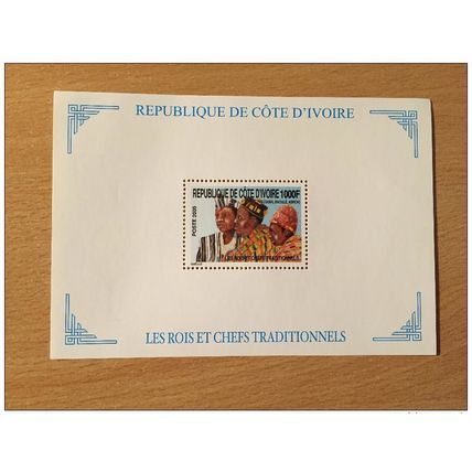 Côte d'Ivoire Ivory Coast 2005 Block bloc Mi. Bl. 99 Rois et chefs traditionnels