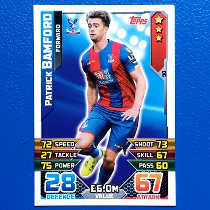 Patrick Bamford MATCH ATTAX 2015/16 15/16 #90 RC