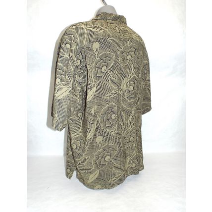 3 Shirts Tommy Bahama 2 Mens 2XL &1XL Green 100% Silk Button Up Hawaiian Pocket