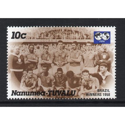 Tuvalu (Nanumea) - 1986 - 10c Mexico '86 World Cup, Mint Never Hinged