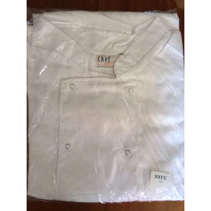 Chef Supreme Coat / Jacket - WHITE - SXCC - BNWT - 2XL CHEFS WHITES