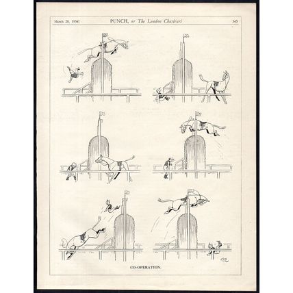 CO-OPERATION 1934 Fitz PUNCH CARTOON PAGE