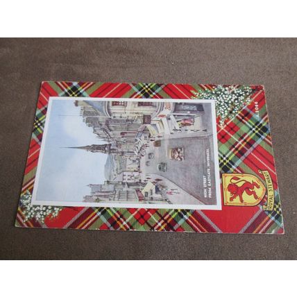 Clan Stewart Tartan Postcard - High Street, Inverness - A2086