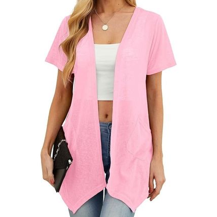 QIXING Womens Summer Lightweight Cardigan - Sun Protection, Breathable, Size XL