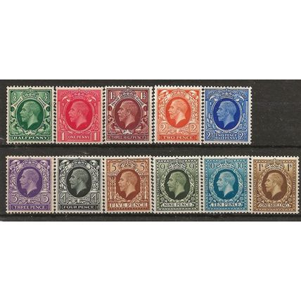 1934 Photogravure Set SG439-449 Mounted Mint . .