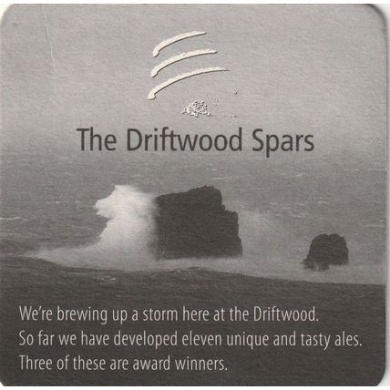 BEER MAT - DRIFTWOOD SPARS BREWERY - LOU'S BREW - (Cat 004) - (2012)