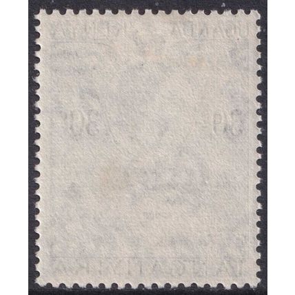 Kenya Uganda Tanganyika QEII 1954-59 30c Black Deep Ultramarine SG171 Mint MLH