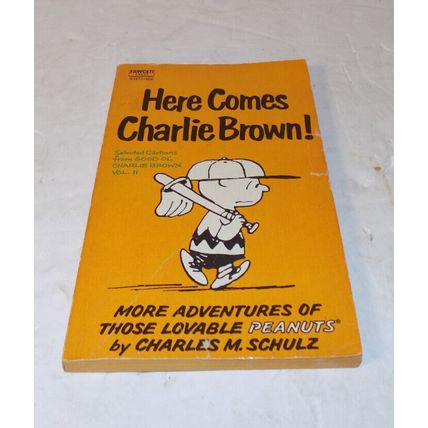 Here Comes Charlie Brown by Charles M. Schulz PB 1957 Fawcett
