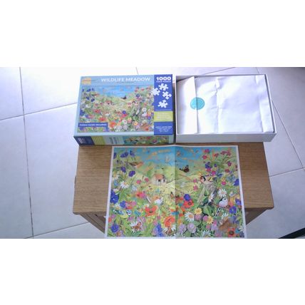 WILDLIFE MEADOW by Claire Comerford Jigsaw Puzzle (1000 Piece) Otter House 2023