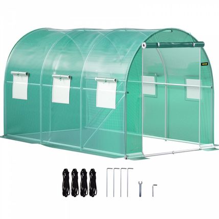 VEVOR Walk-in Tunnel Greenhouse, 12 x 7 x 7 ft Portable Plant Hot House