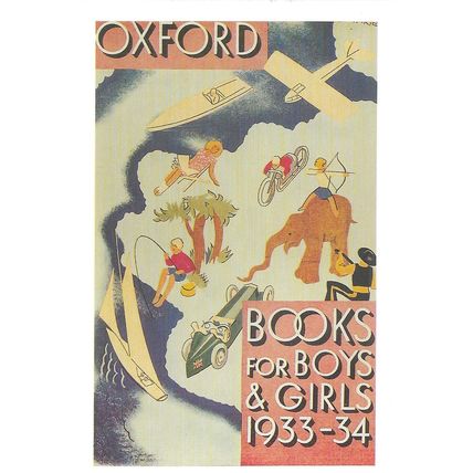 Postcard Oxford University Press Catalogue 1933-34 Children's Books - Nostalgia