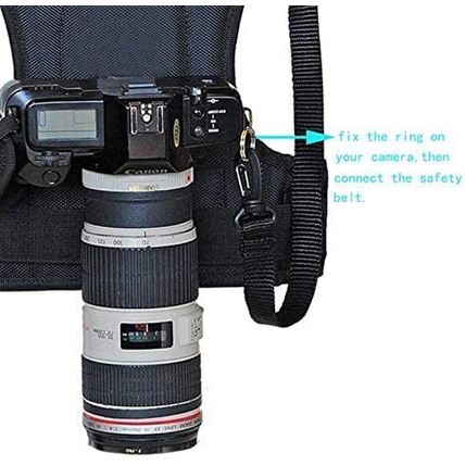 Nicama Nc-Vest Dual Camera Carrier Chest Harness，Double Shoulder Camera Strap fo