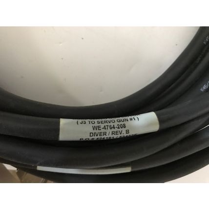 NEW FANUC WE-4764-208 ROBOTICS DUAL SERVO GUN MOTOR CABLE OLFLEX-ROBOT 900 P 4G2