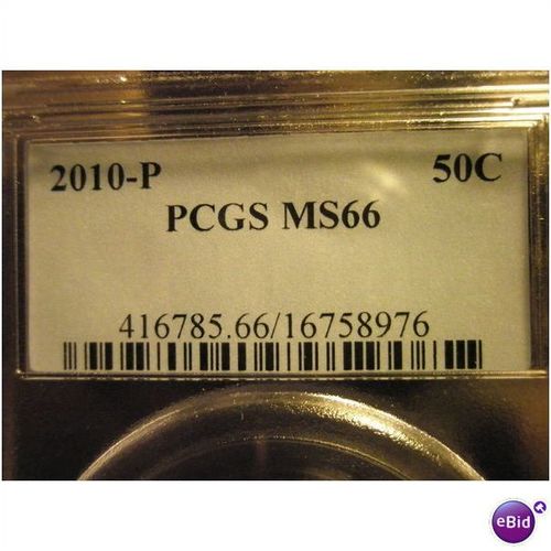 2010 P PCGS MS66 Kennedy Half Dollar (FRE SHIP)