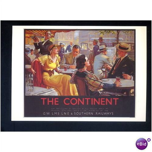 Advertising DGR 67 THE CONTINENT Railway Postcard by Drumahoe