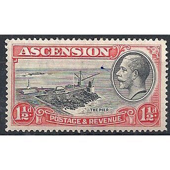 Ascension Island 1934 SG23 1 1/2d Black & Scarlet Mounted Mint .. ..