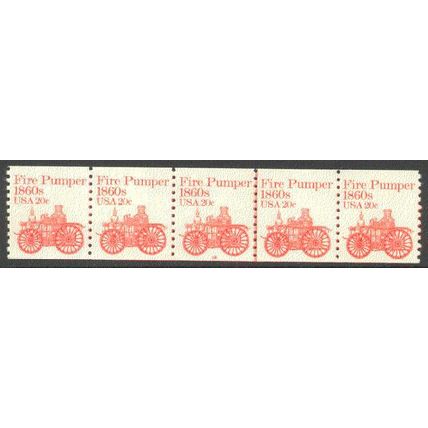 1908 20c Fire Pumper Fine MNH Dry Gum PNC 16/5 V0635