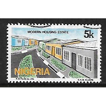 NIGERIA 1986 NIGERIAN LIFE 5K MODERN HOUSING SG 515 FINE USED