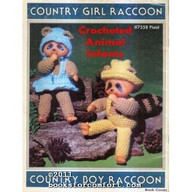 Crocheted Animal Infants Book 7558
