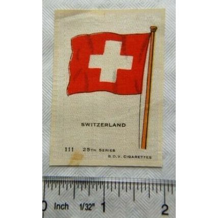 B.D.V. Cigarette Card Silk 111 Switzerland
