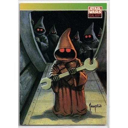 STAR WARS ' GALAXY series 1 ' card # 130 (1993)