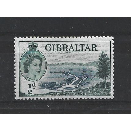 Gibraltar.SG145 1/2d Cargo and Passenger Wharves.Mounted Mint.Feb24