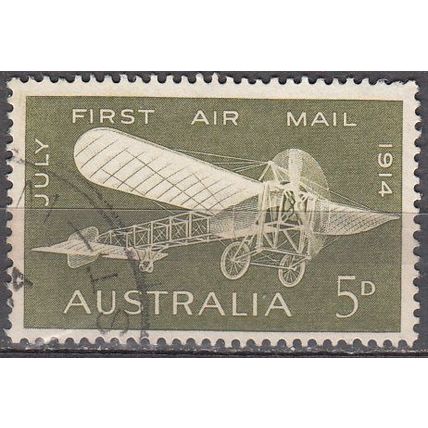 Australia 1964 Michel 346 O Cote (2005) 0.20 € Avion Blériot XI Cachet rond