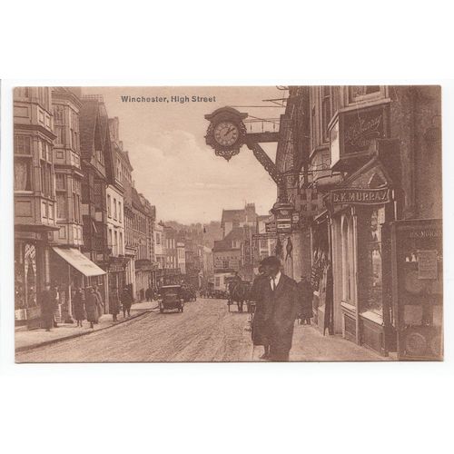 Winchester High Street Postcard Hampshire