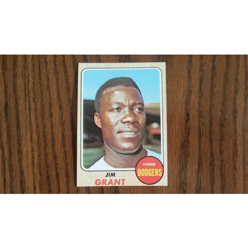 1968 Topps Card # 398 Jim Grant Very Good-Excellent (4) Los Angeles Dodgers
