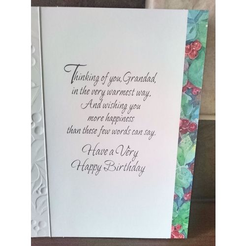 Grandad - Birthday Card - For A Special Grandad - 05