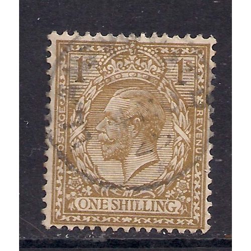 GB 1924 KGV 1/-d Bistre Brown Wmk 111 SG 429 ( G9 )