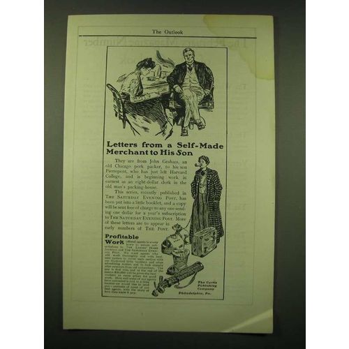 1902 Curtis Publishing Ad - Letters from a self-made merchant to his son