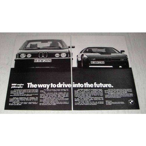 1979 BMW Cars Ad - Way to Drive Into the Future