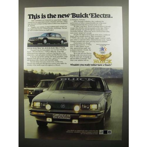 1984 Buick Electra Ad - This is the New Buick Electra
