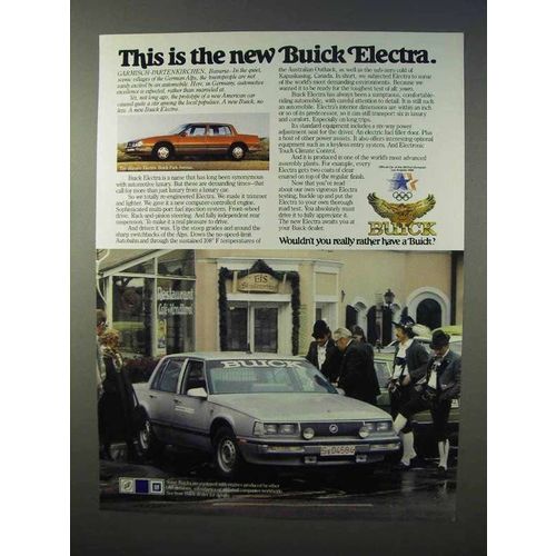 1984 Buick Electra Car Ad - This is the New Electra