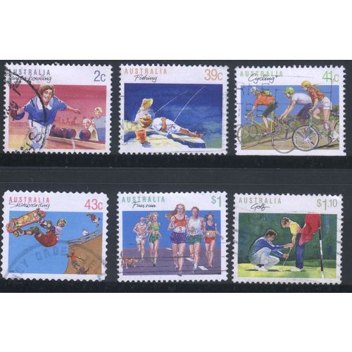 Australia 1989 - Sports Collection SG1170 /1179 /1180 /1181/1192/1193 - used