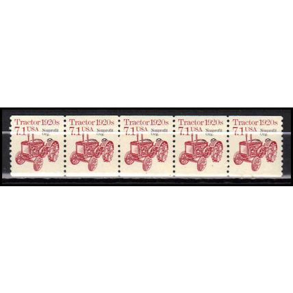 2127a 7.1c Tractor Very Fine MNH Dry Gum PNC 1/5 X0804
