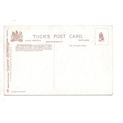ARTIST DRAWN POSTCARD WHEATSHEAF INN TEWKESBURY GLOUCESTER CHARLES FLOWER (3623)