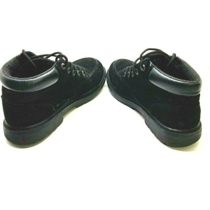 Mens Lugz Black Suede Boots Size 9 Shoes (GG9)